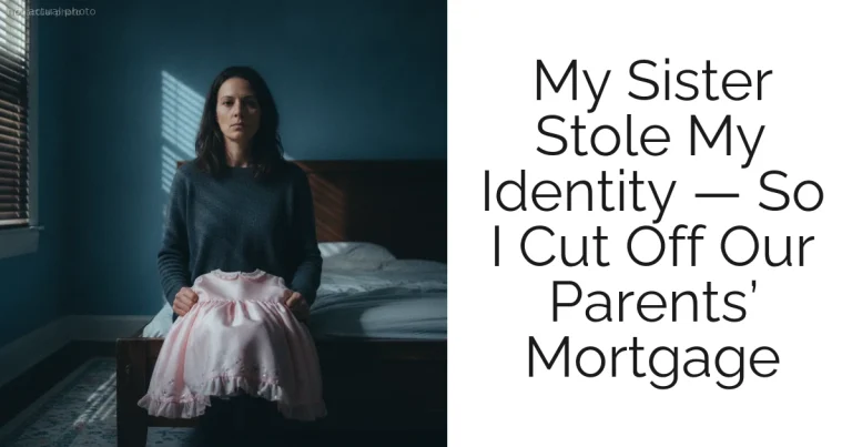 My Sister Stole My Identity — So I Cut Off Our Parents’ Mortgage