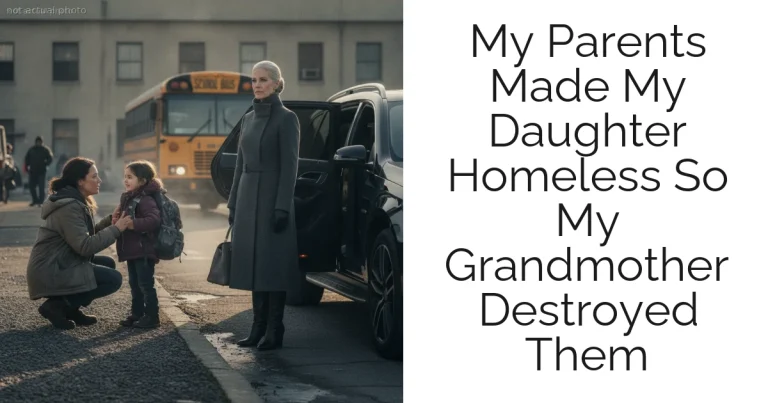 My Parents Made My Daughter Homeless So My Grandmother Destroyed Them