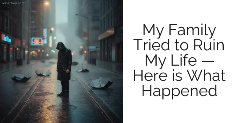 My Family Tried to Ruin My Life — Here is What Happened