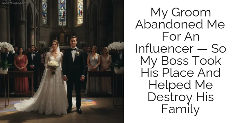 My Groom Abandoned Me For An Influencer — So My Boss Took His Place And Helped Me Destroy His Family