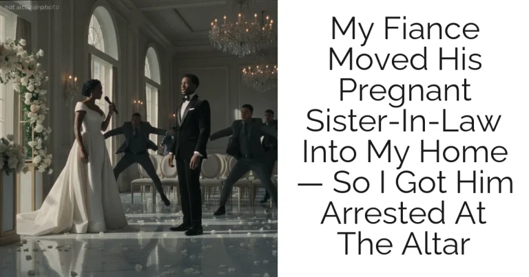 My Fiance Moved His Pregnant Sister-In-Law Into My Home — So I Got Him Arrested At The Altar