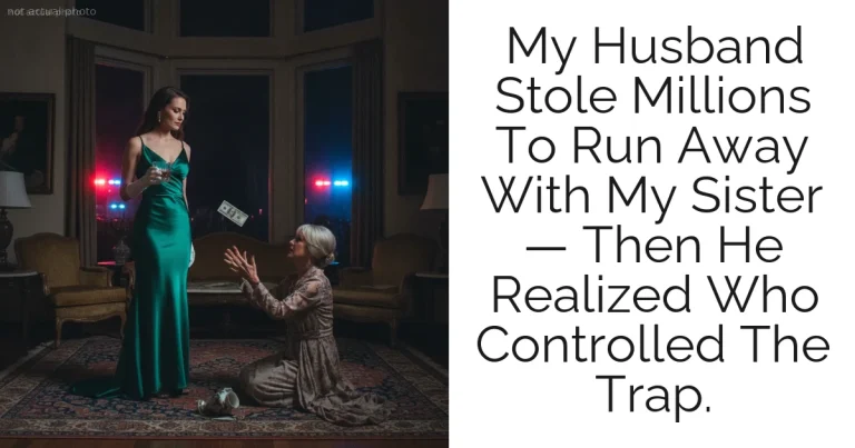 My Husband Stole Millions To Run Away With My Sister — Then He Realized Who Controlled The Trap.