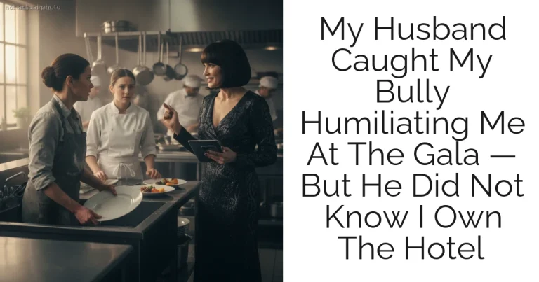 My Husband Caught My Bully Humiliating Me At The Gala — But He Did Not Know I Own The Hotel