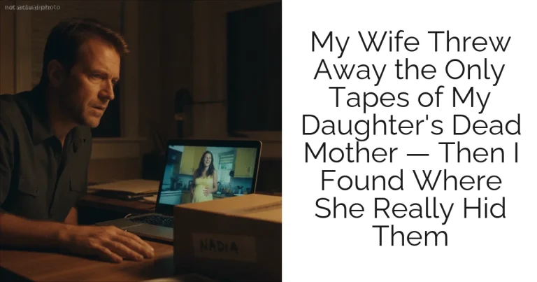 My Wife Threw Away the Only Tapes of My Daughter's Dead Mother — Then I Found Where She Really Hid Them