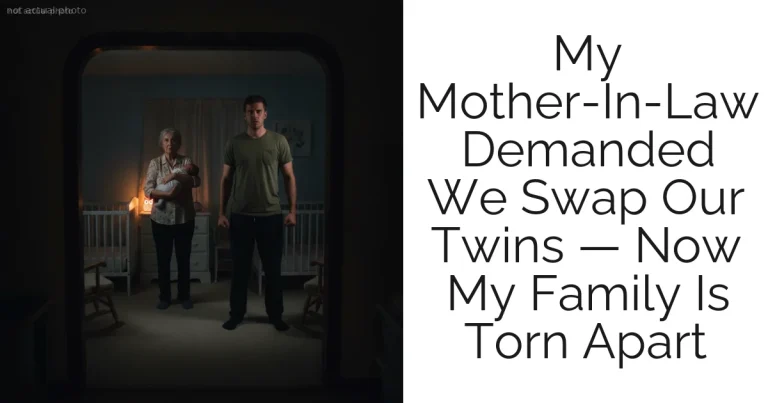 My Mother-In-Law Demanded We Swap Our Twins — Now My Family Is Torn Apart