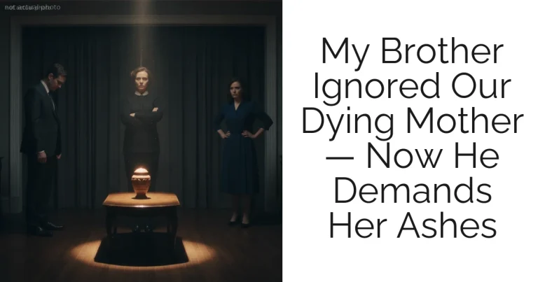 My Brother Ignored Our Dying Mother — Now He Demands Her Ashes
