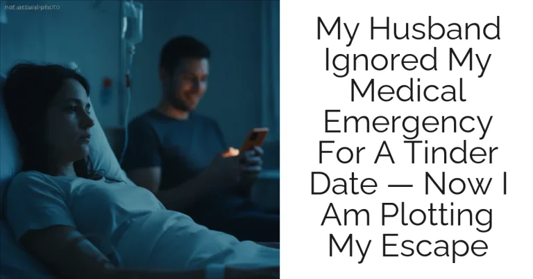 My Husband Ignored My Medical Emergency For A Tinder Date — Now I Am Plotting My Escape
