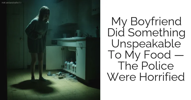 My Boyfriend Did Something Unspeakable To My Food — The Police Were Horrified