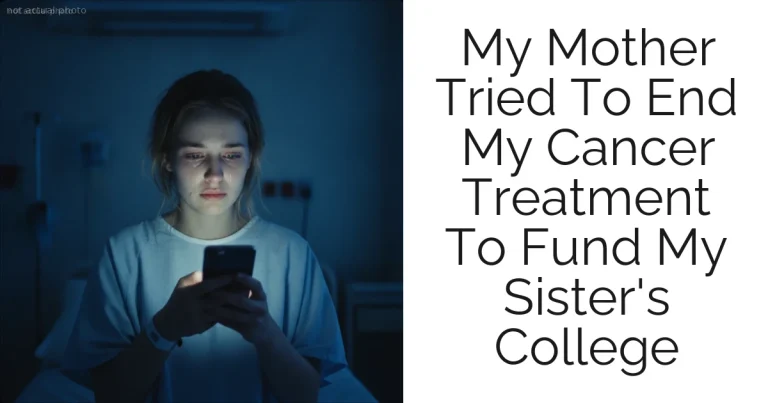 My Mother Tried To End My Cancer Treatment To Fund My Sister's College