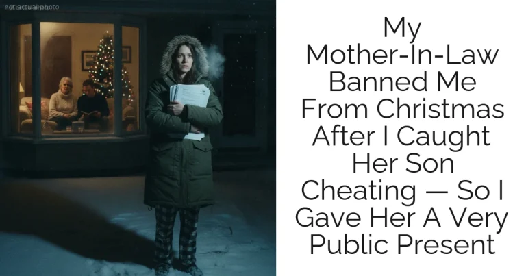 My Mother-In-Law Banned Me From Christmas After I Caught Her Son Cheating — So I Gave Her A Very Public Present