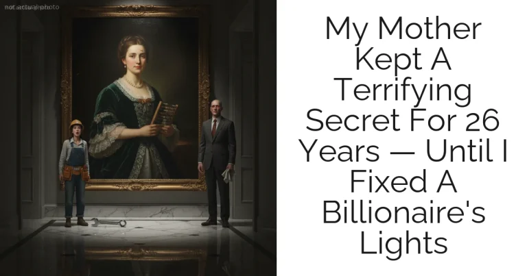 My Mother Kept A Terrifying Secret For 26 Years — Until I Fixed A Billionaire's Lights