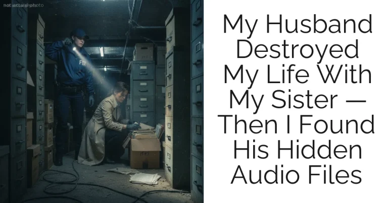 My Husband Destroyed My Life With My Sister — Then I Found His Hidden Audio Files