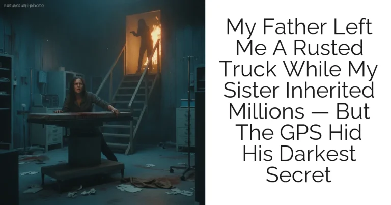 My Father Left Me A Rusted Truck While My Sister Inherited Millions — But The GPS Hid His Darkest Secret