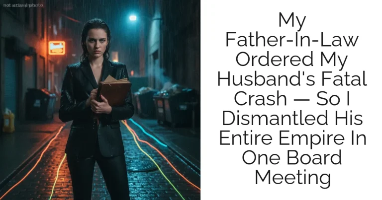 My Father-In-Law Ordered My Husband's Fatal Crash — So I Dismantled His Entire Empire In One Board Meeting