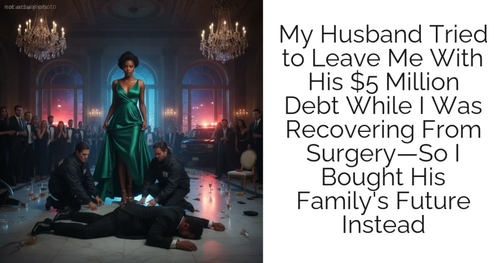 My Husband Tried to Leave Me With His $5 Million Debt While I Was Recovering From Surgery—So I Bought His Family's Future Instead