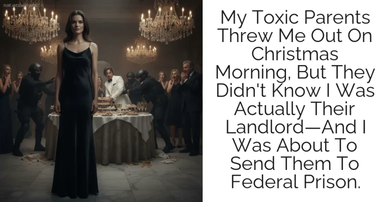 My Toxic Parents Threw Me Out On Christmas Morning, But They Didn't Know I Was Actually Their Landlord—And I Was About To Send Them To Federal Prison.