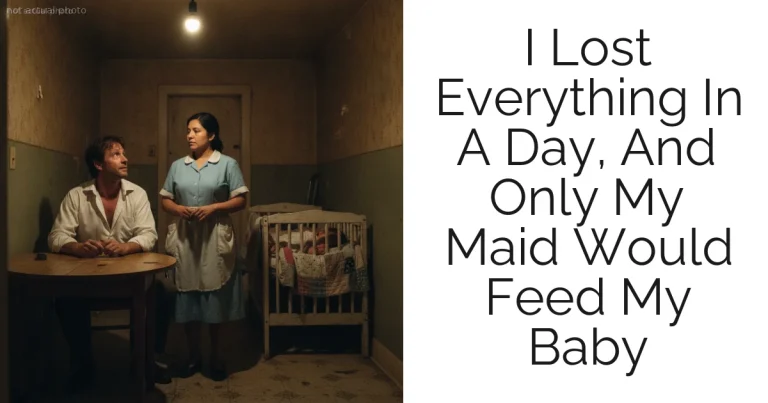 I Lost Everything In A Day, And Only My Maid Would Feed My Baby