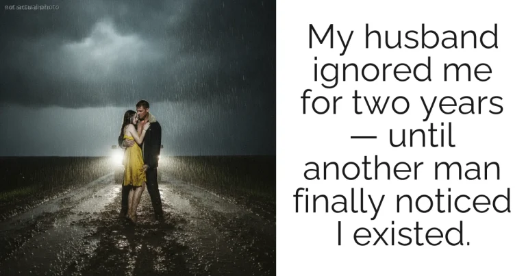 My husband ignored me for two years — until another man finally noticed I existed.