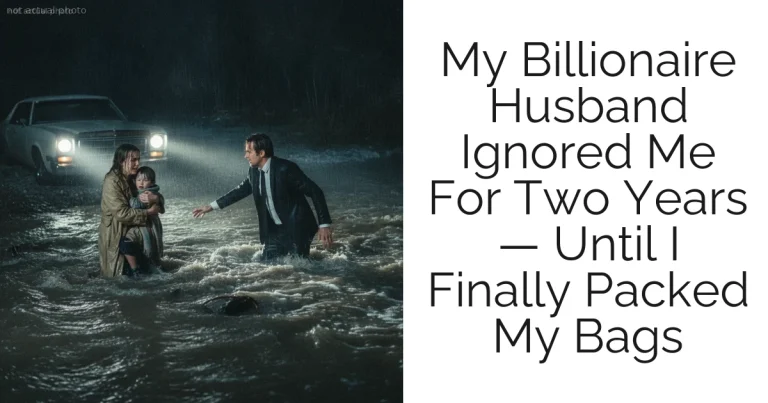 My Billionaire Husband Ignored Me For Two Years — Until I Finally Packed My Bags