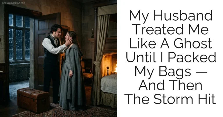 My Husband Treated Me Like A Ghost Until I Packed My Bags — And Then The Storm Hit