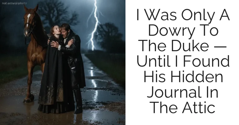 I Was Only A Dowry To The Duke — Until I Found His Hidden Journal In The Attic