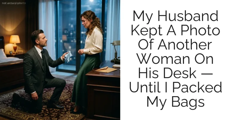 My Husband Kept A Photo Of Another Woman On His Desk — Until I Packed My Bags