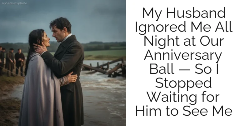 My Husband Ignored Me All Night at Our Anniversary Ball — So I Stopped Waiting for Him to See Me