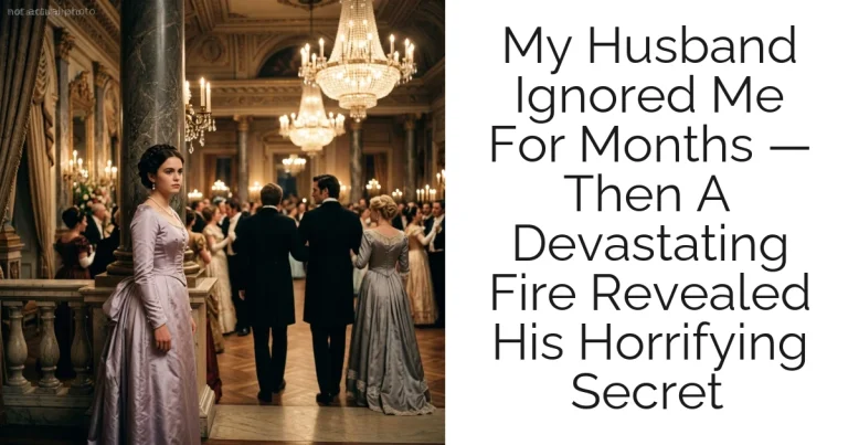 My Husband Ignored Me For Months — Then A Devastating Fire Revealed His Horrifying Secret