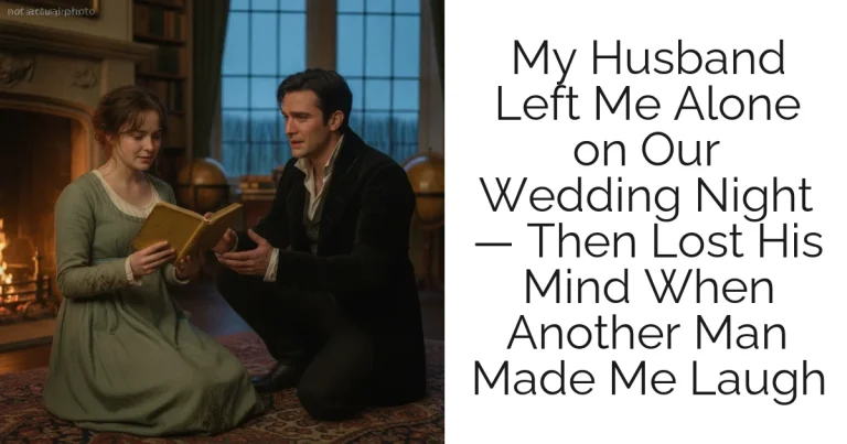 My Husband Left Me Alone on Our Wedding Night — Then Lost His Mind When Another Man Made Me Laugh
