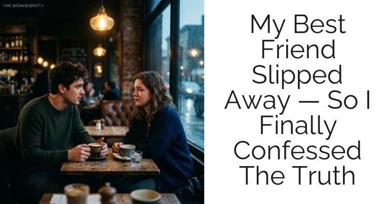 My Best Friend Slipped Away — So I Finally Confessed The Truth