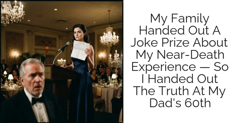 My Family Handed Out A Joke Prize About My Near-Death Experience — So I Handed Out The Truth At My Dad's 60th