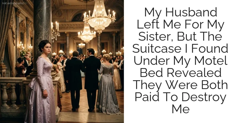 My Husband Left Me For My Sister, But The Suitcase I Found Under My Motel Bed Revealed They Were Both Paid To Destroy Me