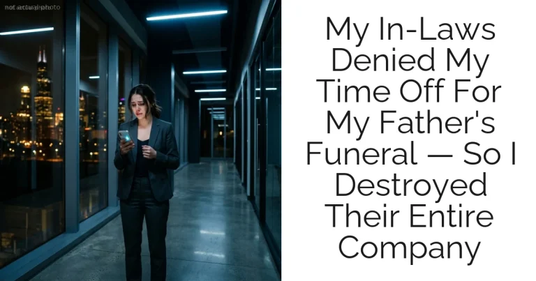 My In-Laws Denied My Time Off For My Father's Funeral — So I Destroyed Their Entire Company