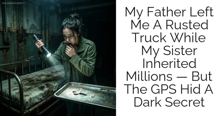My Father Left Me A Rusted Truck While My Sister Inherited Millions — But The GPS Hid A Dark Secret