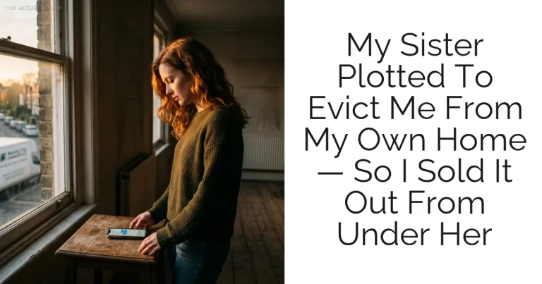 My Sister Plotted To Evict Me From My Own Home — So I Sold It Out From Under Her