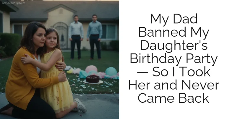 My Dad Banned My Daughter's Birthday Party — So I Took Her and Never Came Back