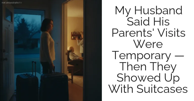 My Husband Said His Parents' Visits Were Temporary — Then They Showed Up With Suitcases