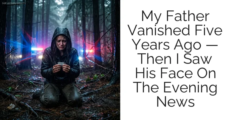 My Father Vanished Five Years Ago — Then I Saw His Face On The Evening News