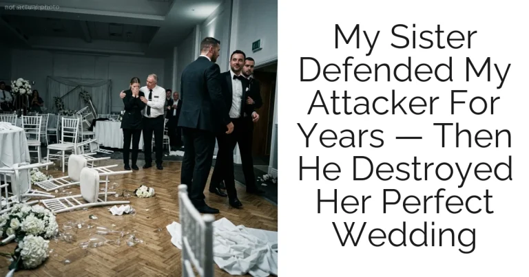 My Sister Defended My Attacker For Years — Then He Destroyed Her Perfect Wedding