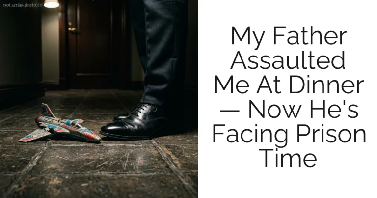 My Father Assaulted Me At Dinner — Now He's Facing Prison Time