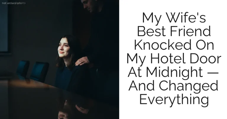 My Wife's Best Friend Knocked On My Hotel Door At Midnight — And Changed Everything