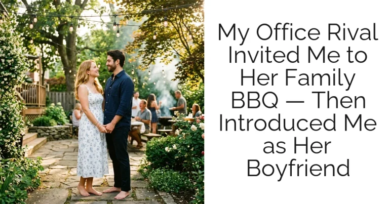 My Office Rival Invited Me to Her Family BBQ — Then Introduced Me as Her Boyfriend