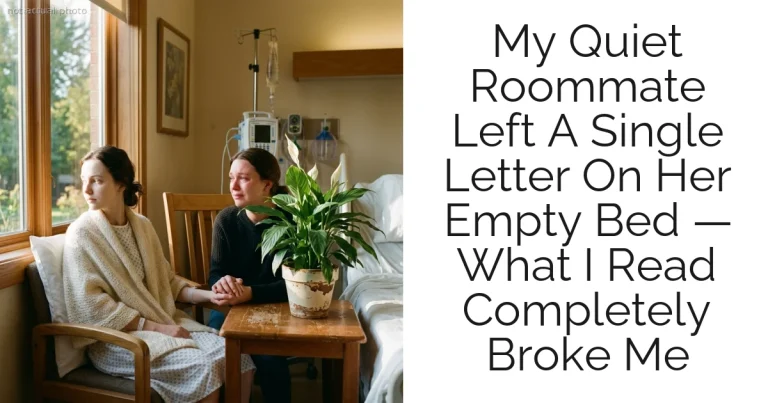 My Quiet Roommate Left A Single Letter On Her Empty Bed — What I Read Completely Broke Me