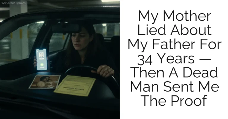 My Mother Lied About My Father For 34 Years — Then A Dead Man Sent Me The Proof