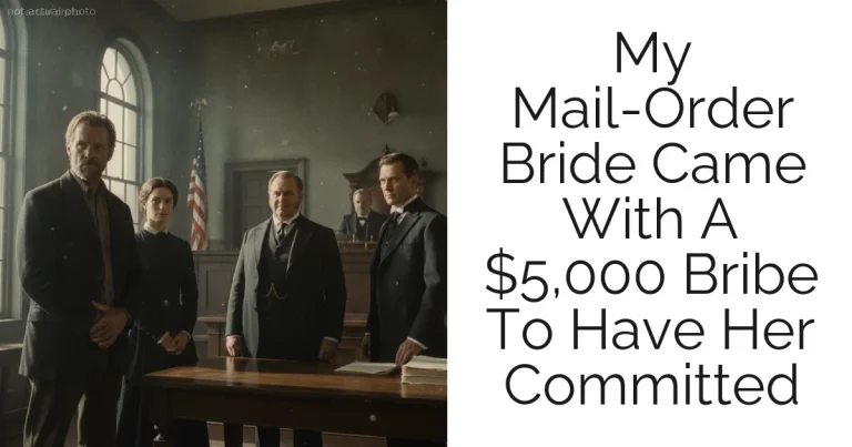 My Mail-Order Bride Came With A $5,000 Bribe To Have Her Committed