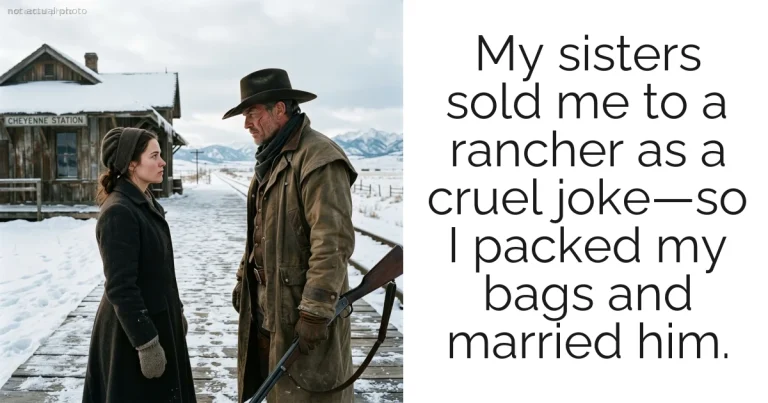My sisters sold me to a rancher as a cruel joke—so I packed my bags and married him.