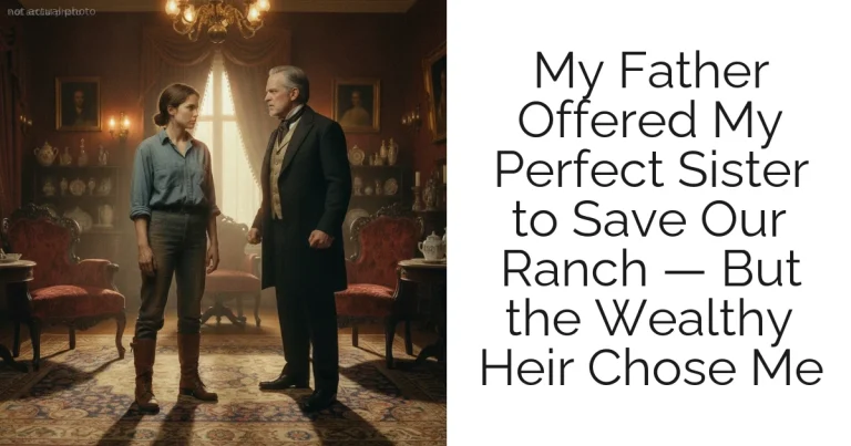 My Father Offered My Perfect Sister to Save Our Ranch — But the Wealthy Heir Chose Me