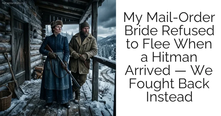 My Mail-Order Bride Refused to Flee When a Hitman Arrived — We Fought Back Instead
