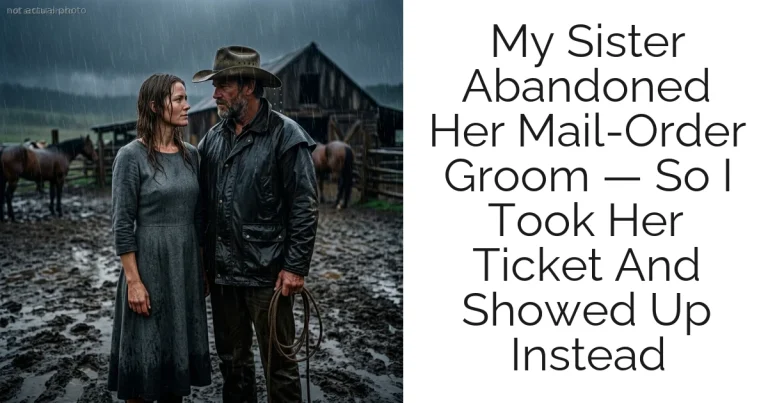My Sister Abandoned Her Mail-Order Groom — So I Took Her Ticket And Showed Up Instead