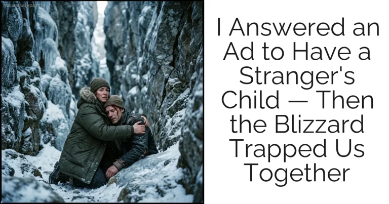 I Answered an Ad to Have a Stranger's Child — Then the Blizzard Trapped Us Together